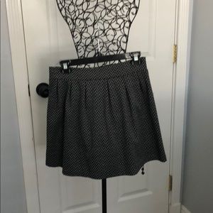 Black and gray skirt